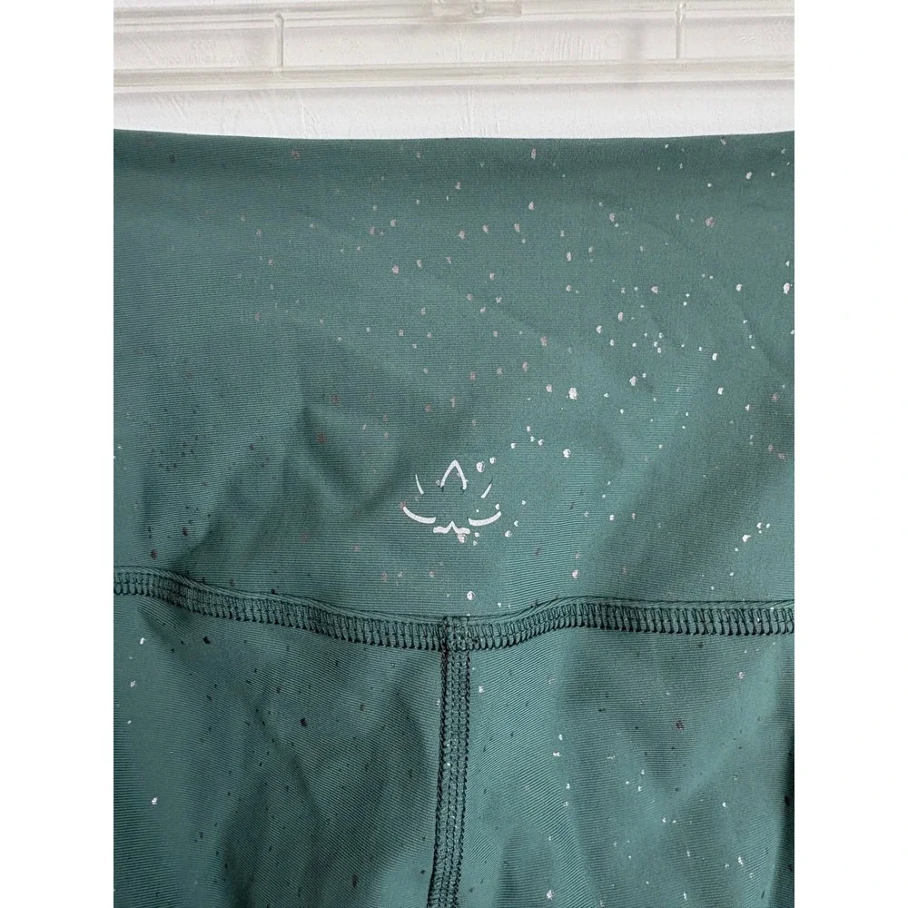 Beyond Yoga x barre3 Metallic Ombre Leggings‎ Athleisure Balletcore Pickleball